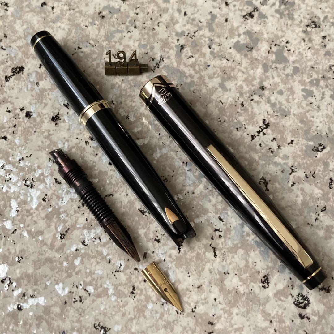 #194 オーバーホール済み 万年筆 SAILOR ショート象嵌 21k