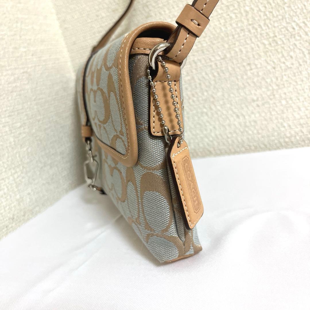 【極美品】コーチ 6348 ソーホー ワンハンドバッグ レザー シグネチャー