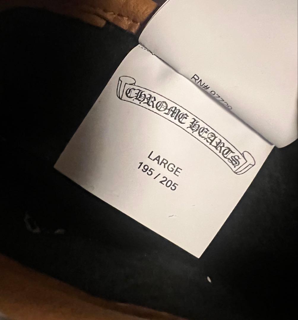 新品　CHROME HEARTS クロムハーツ レザーグローブ サイズL