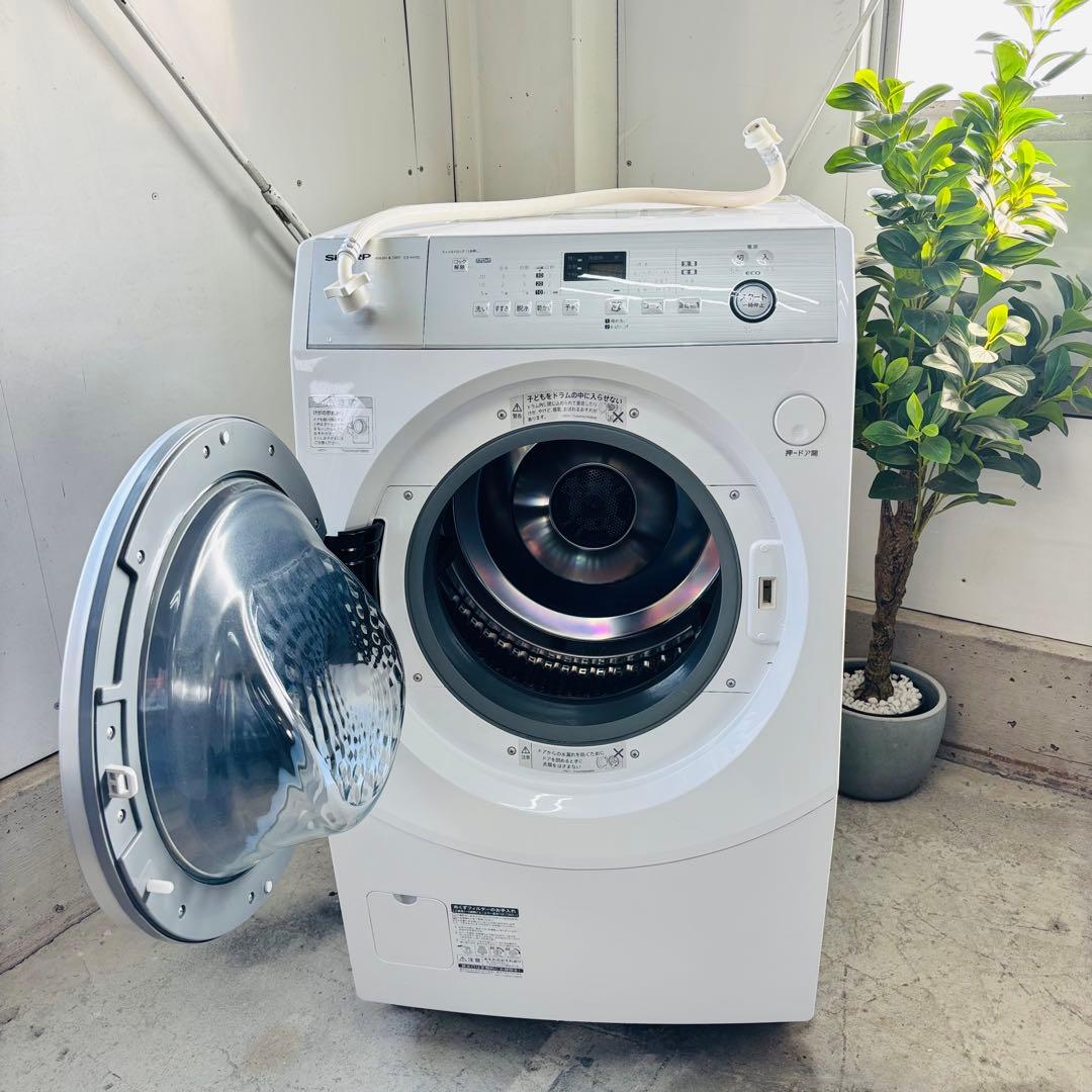 ドラム式電気洗濯乾燥機 SHARP ES-H10C-WL シャープ 10kg