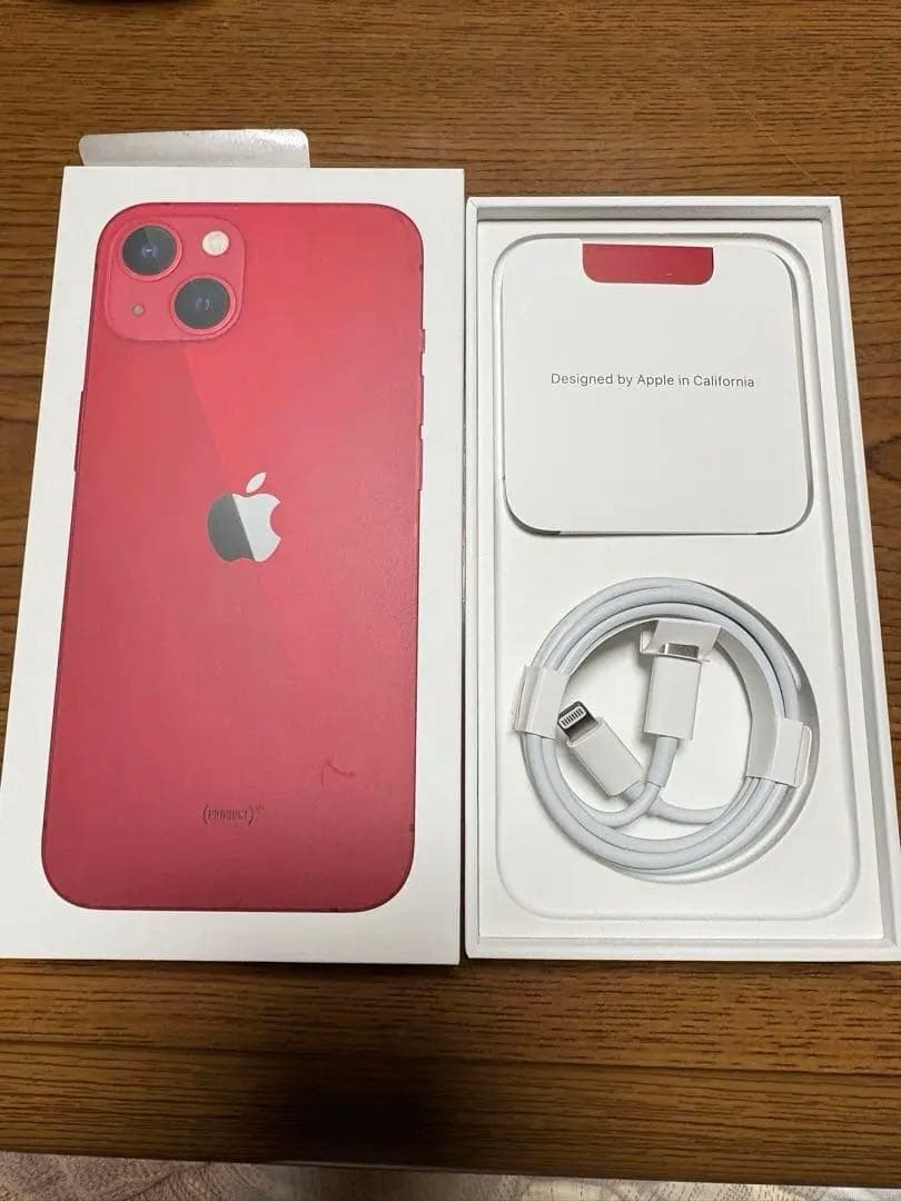 Apple iPhone 13 128g(PRODUCT)RED 本体　箱あり