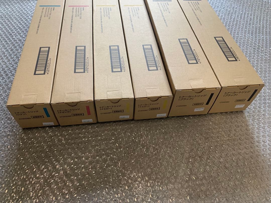 FUJIFILM トナーカートリッジ 6本（CT202484~87）