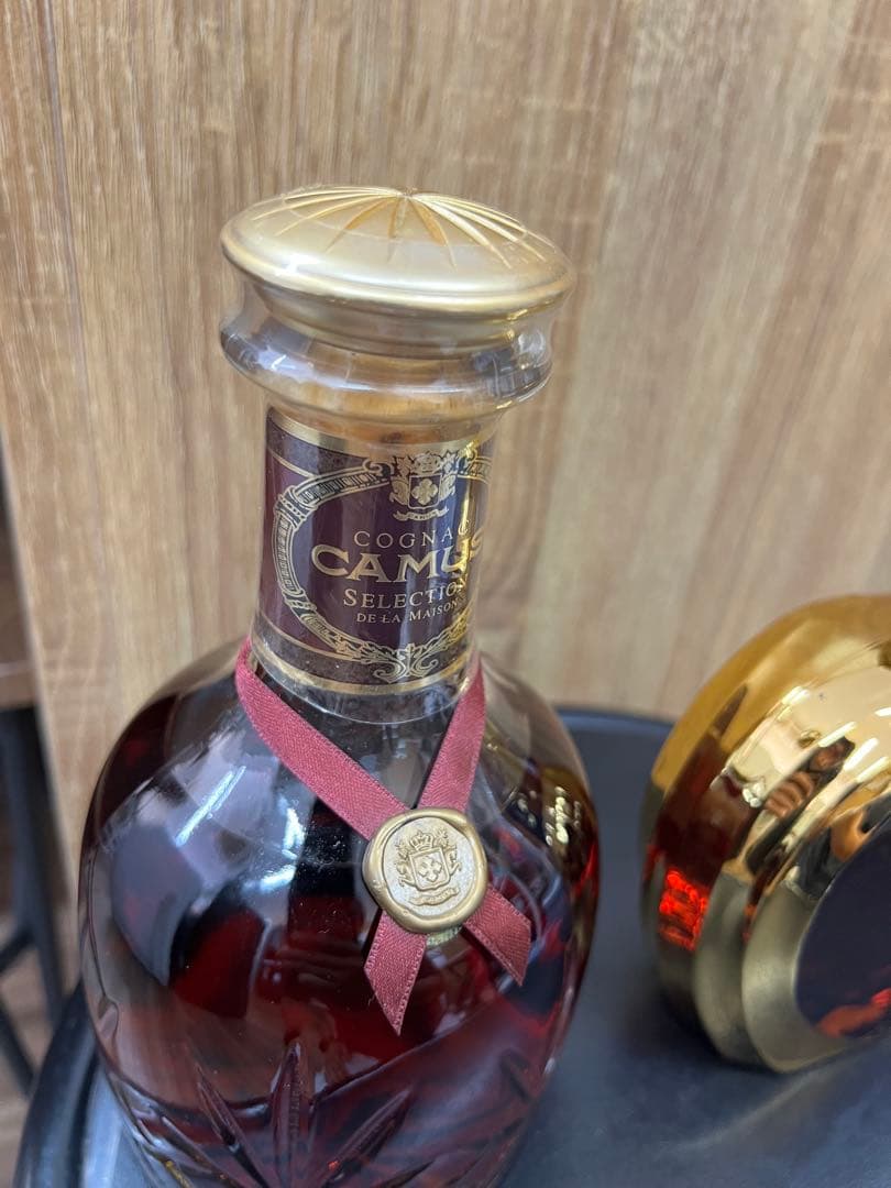 ウイスキー2本セット　コニャックカミュ　XOハートボトルゴールド