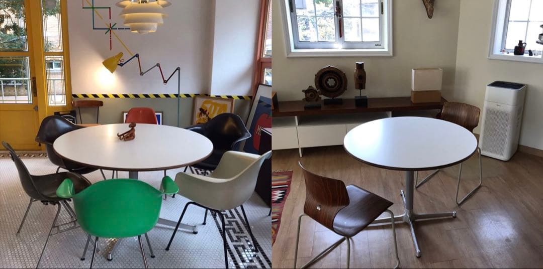 LAUAN TABLE ROUND 03／D&DEPARTMENT