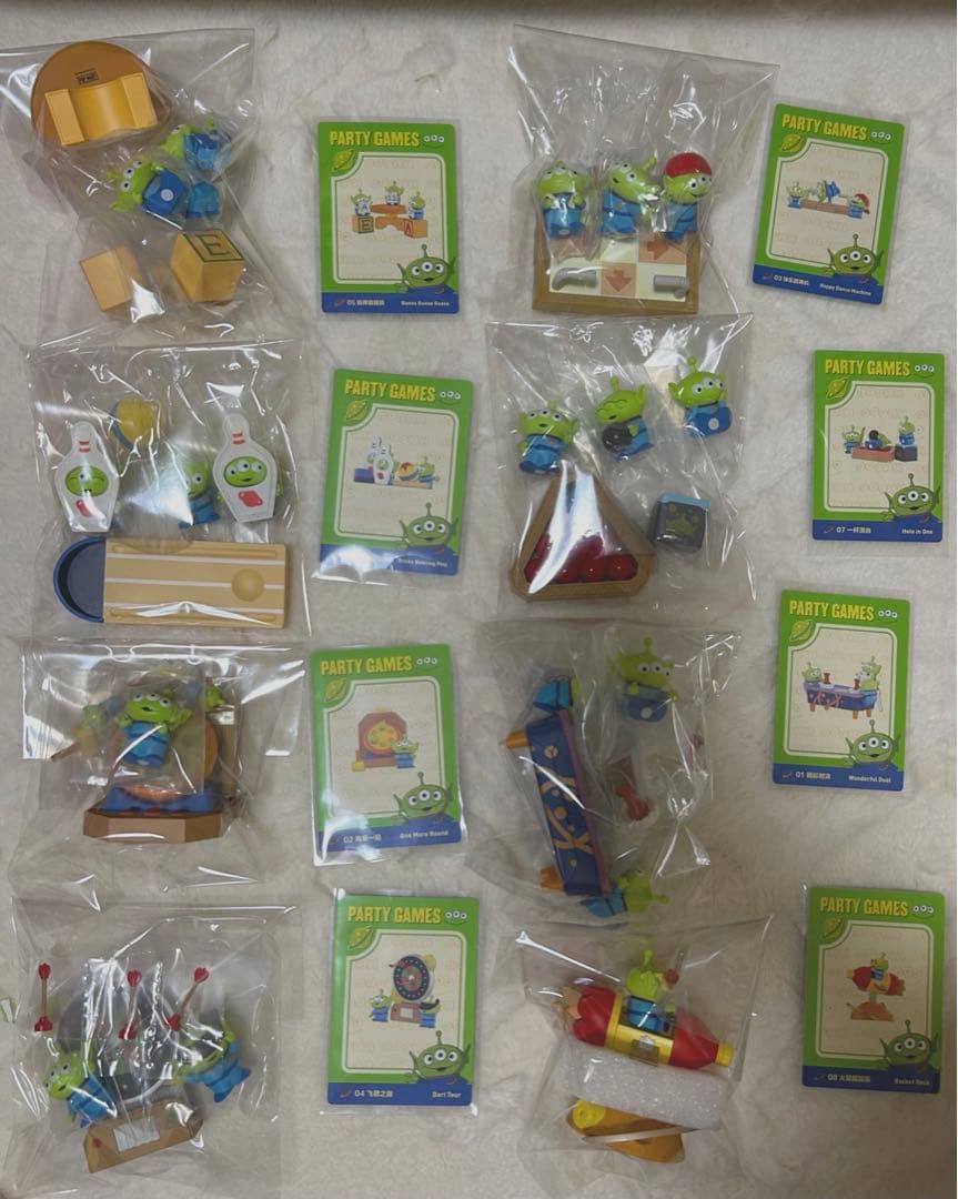 POPMART Pixar ALIEN PARTY GAMESリトルグリーメン