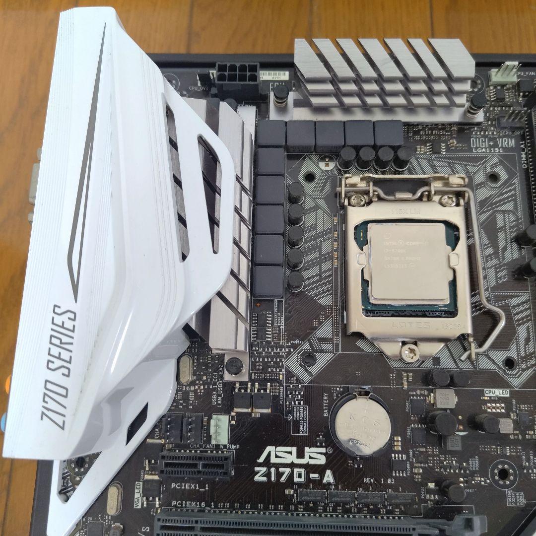 ASUS Z170-A マザーボード Intel i7-6700K付き