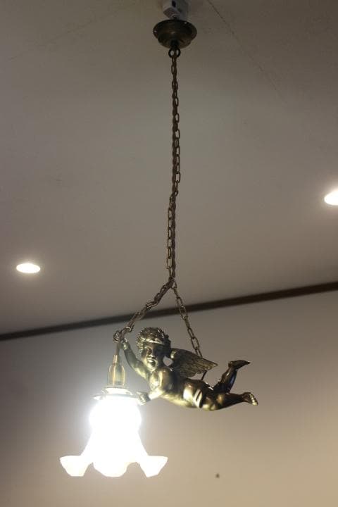 フランス アンティーク 天使 エンジェル シャンデリア ペンダントライト