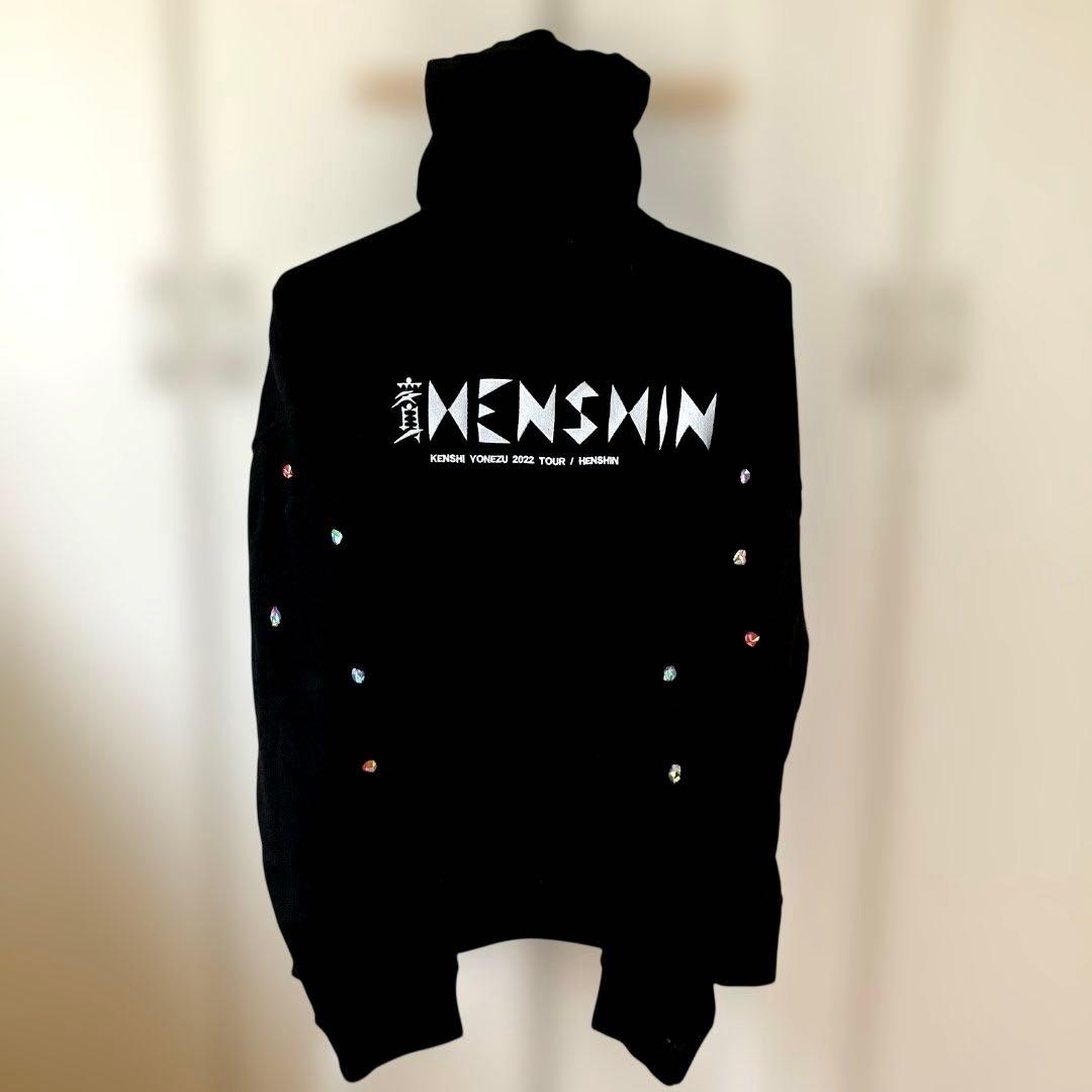 米津玄師　‘22 変身　宝石パーカー / BLACK　XLサイズ