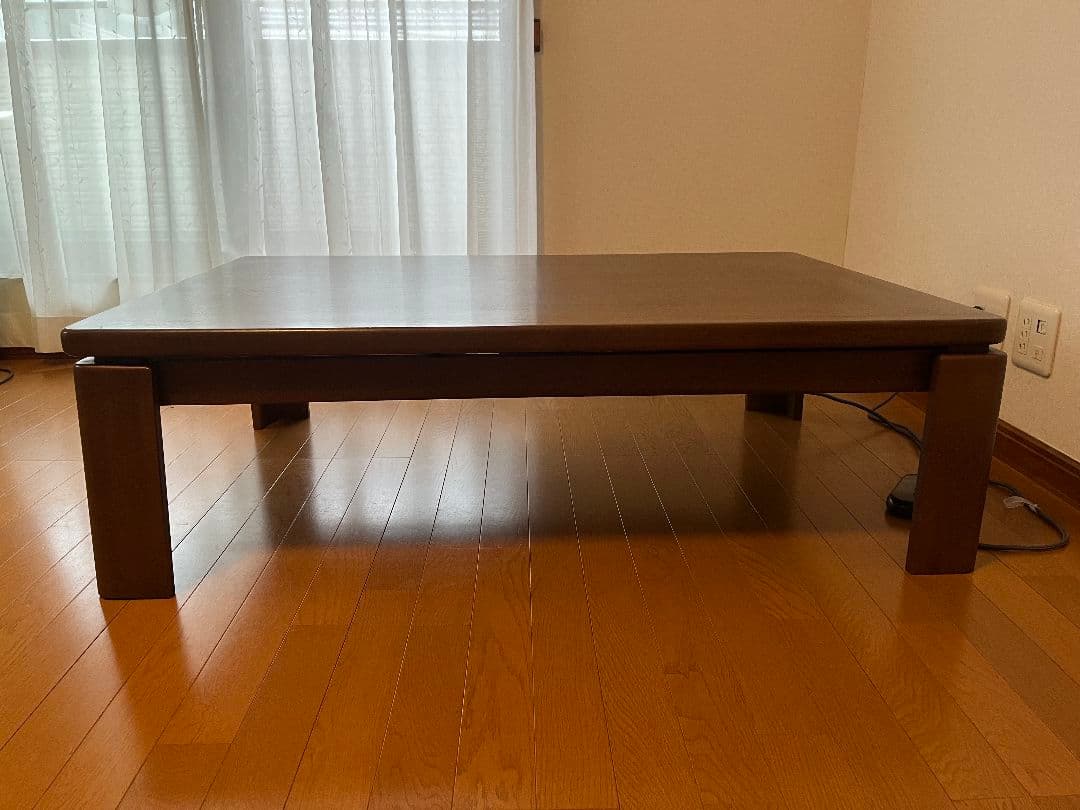 家具調こたつ （ヒーター付き）120×80×36 （＋7cmの継ぎ足付き）