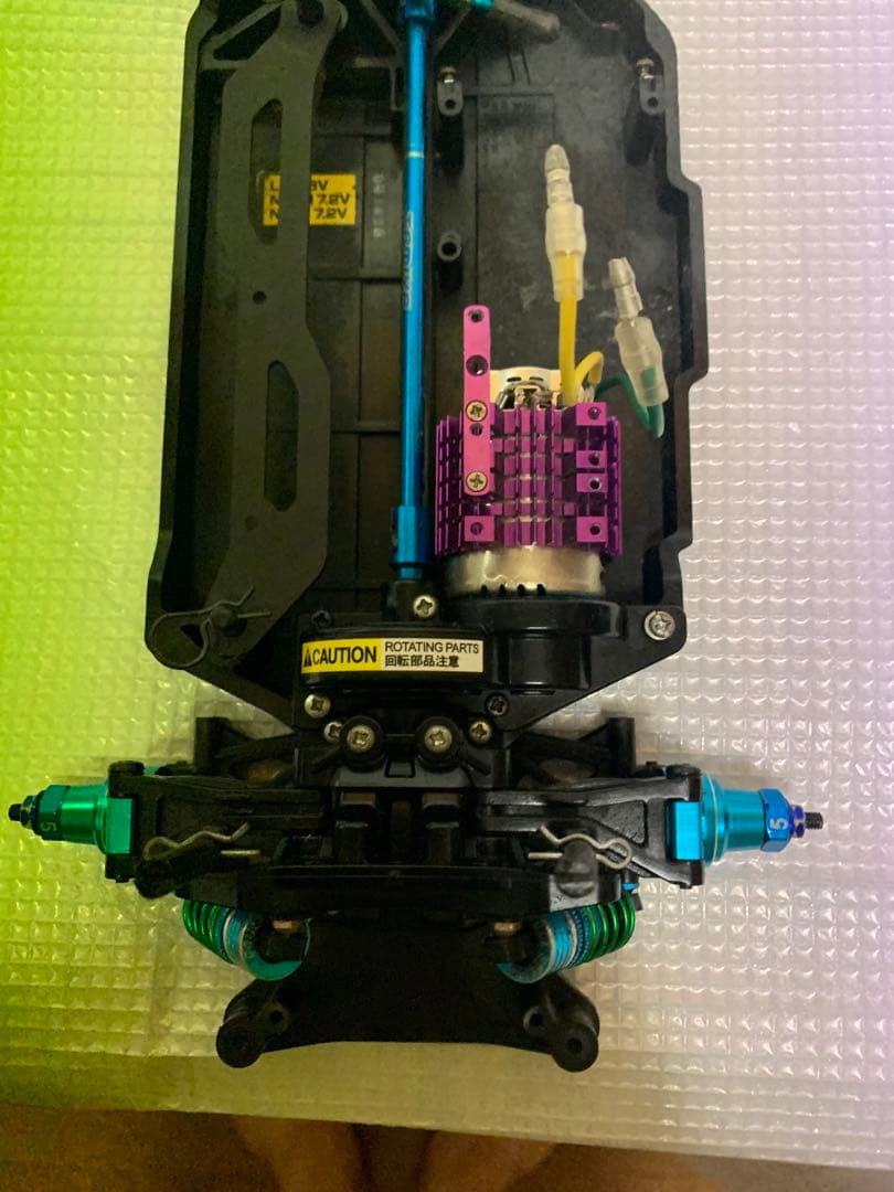 タミヤ　TT-02 フロントタイロッド欠損