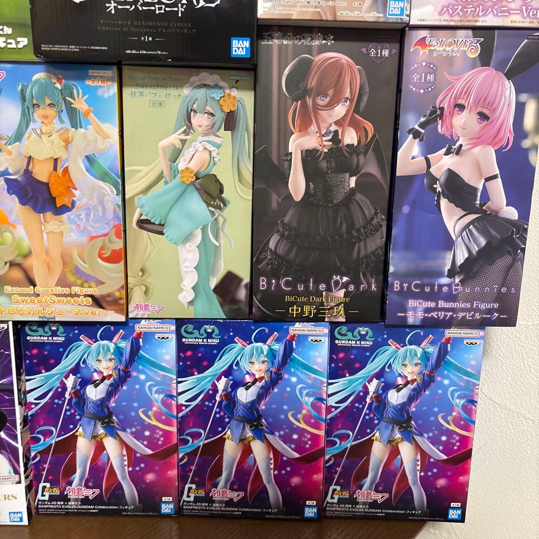 【新品未開封】 初音ミク　フィギュア　まとめ売り　プライズ　美少女フィギュア