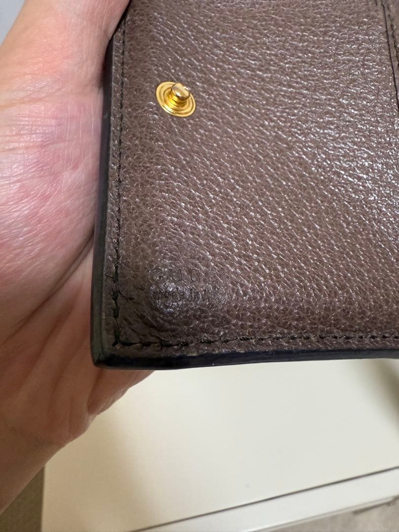 Gucci GGモノグラム 三つ折り財布