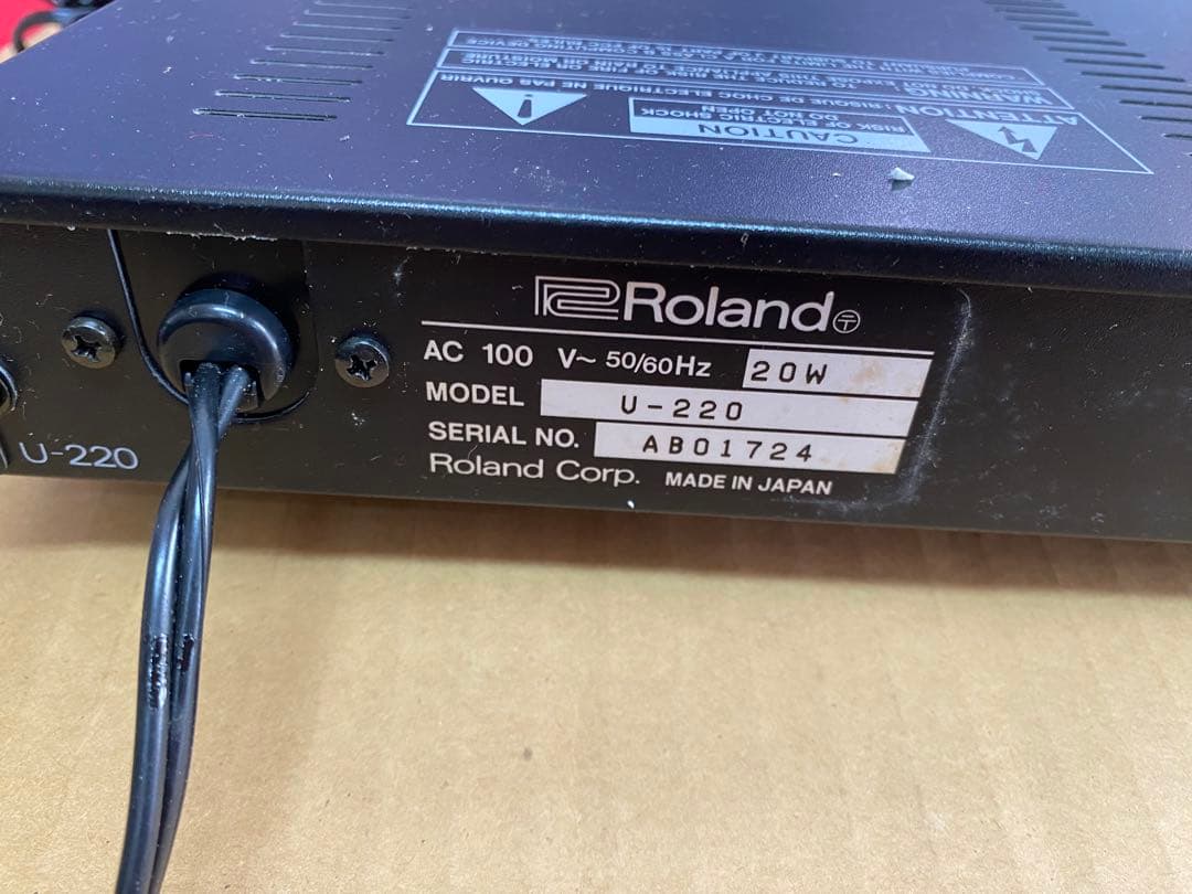 ROLANDサウンドモジュール Ｕ-220欲しかった登場音源モジュール超一流