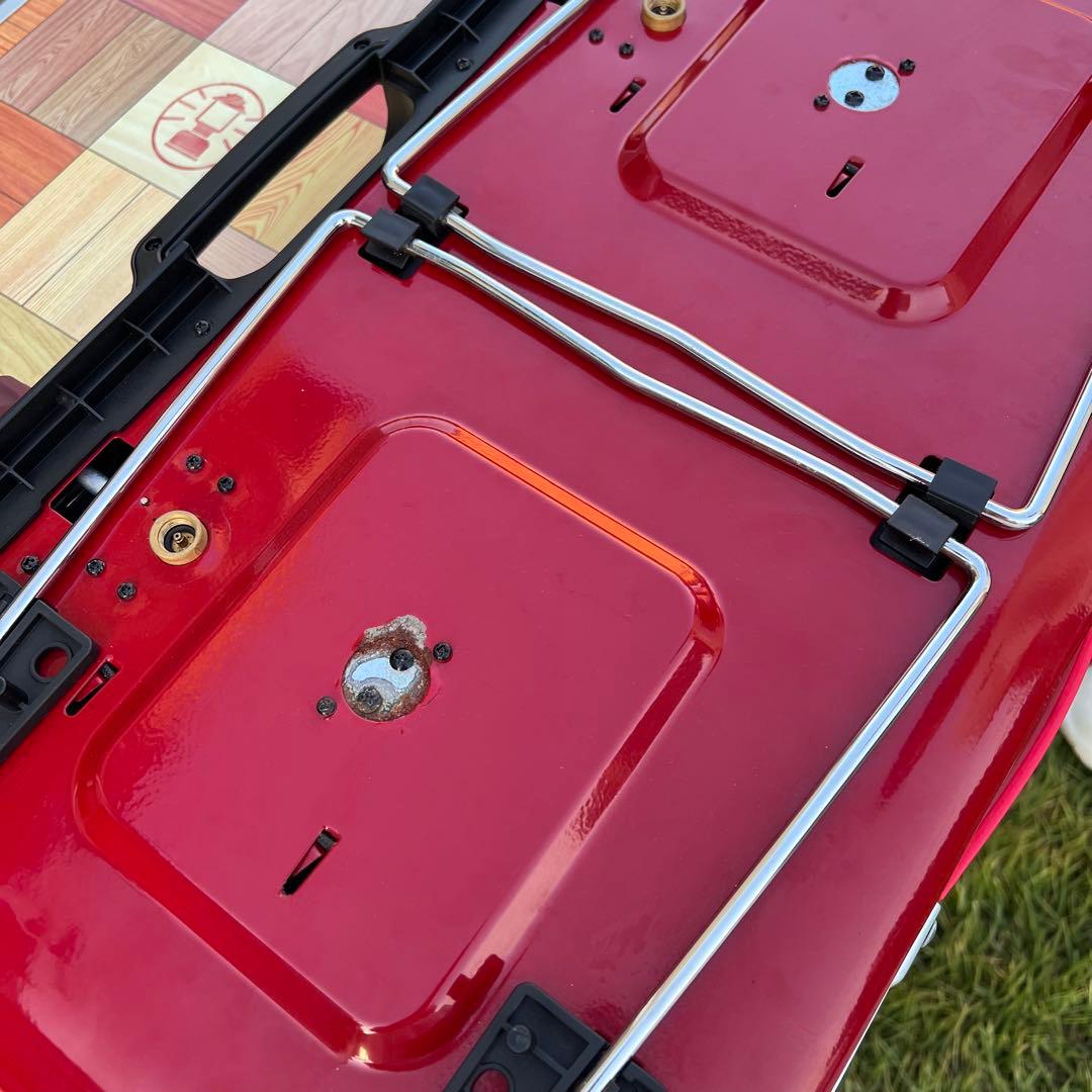 【美品】Coleman キッチン台　ツーバーナー　セット　コンロ　キャンプ