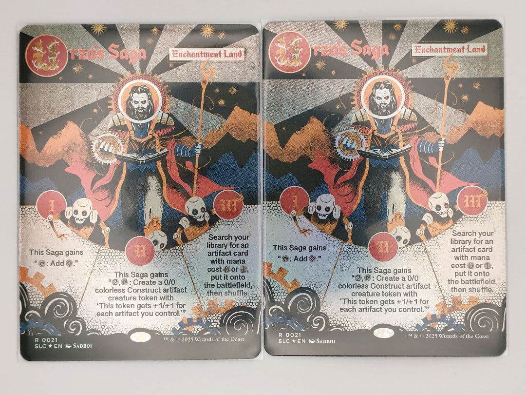 ウルザの物語 /Urza's Saga foil 2枚　secret lair