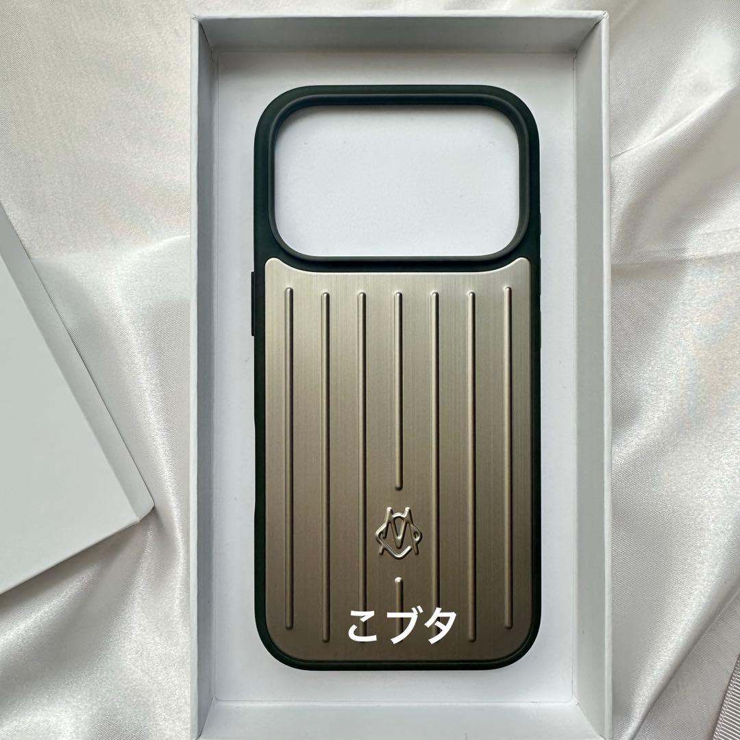 新品未使用【RIMOWA】iPhone 17Proケース アルミニウム チタン