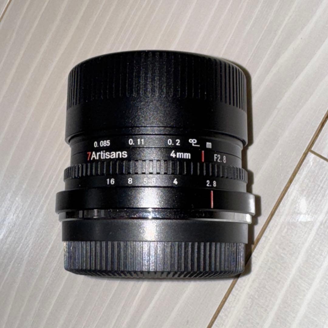 7artisans 4mm F2.8 円形魚眼レンズ xマウント 富士フイルム