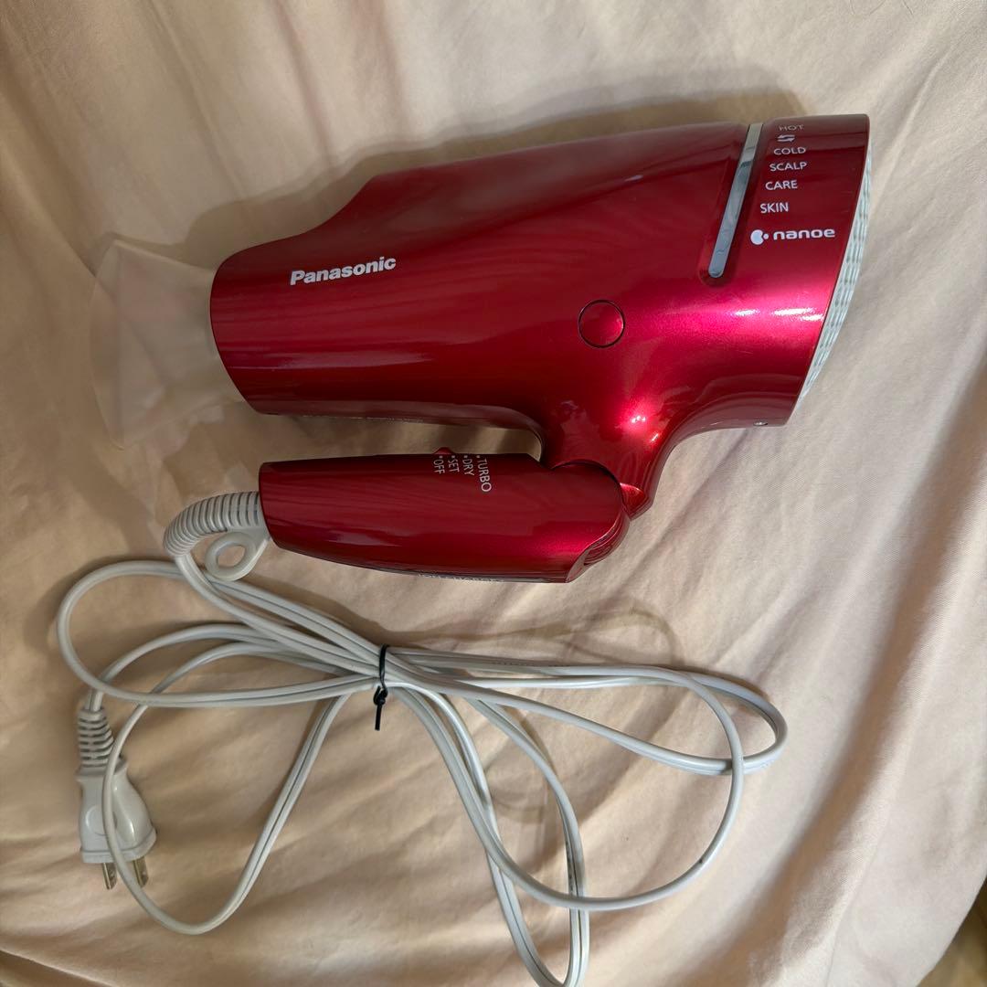 中古 Panasonic ヘアドライヤー EH-NA9E ルージュピンク