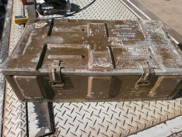 米軍　81ｍｍ　迫撃砲用　弾薬箱 　アンモボックス