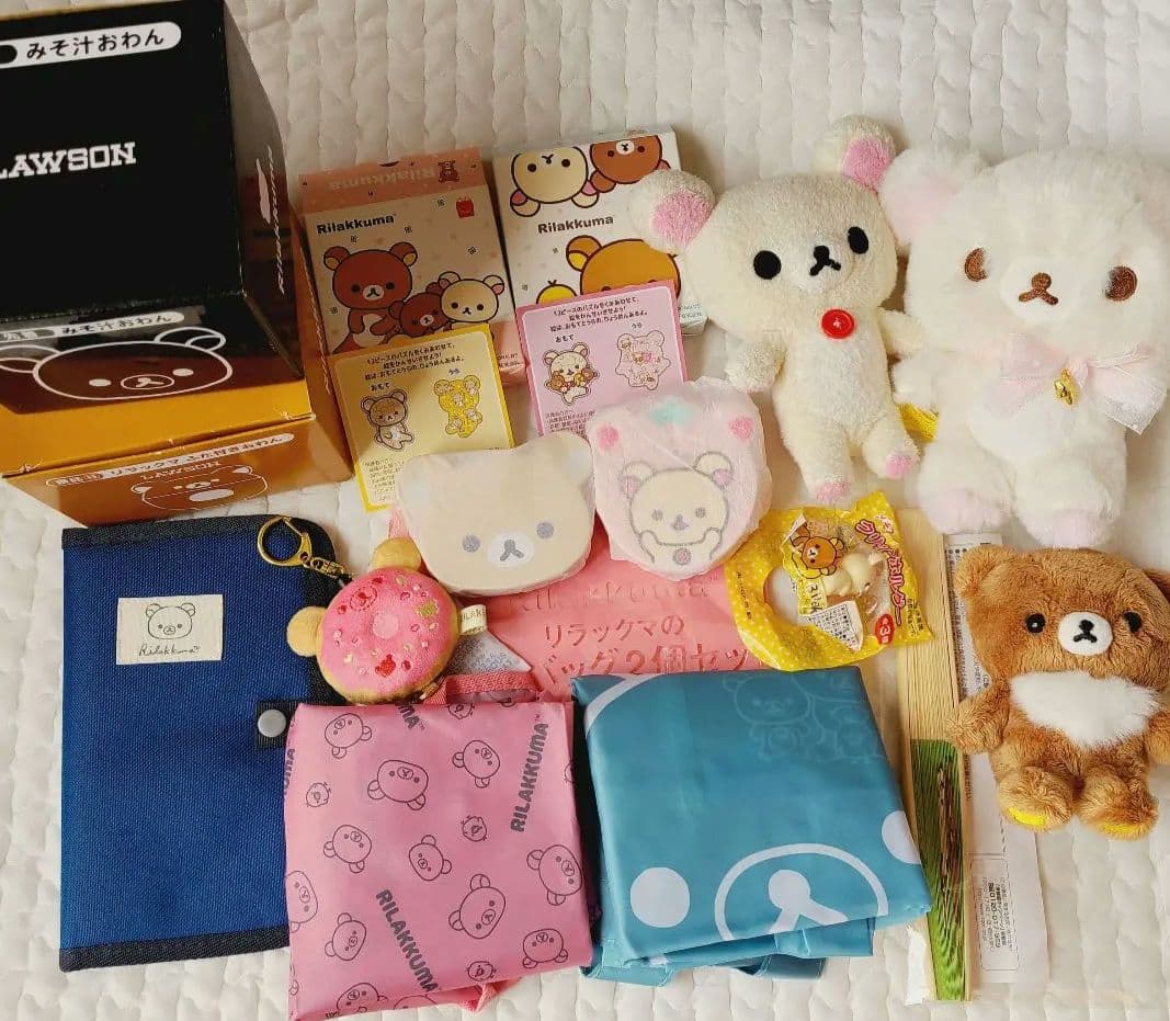 リラックマ　コリラックマ　パジャマパーティー　ふわふわ　ぬいぐるみ　食器