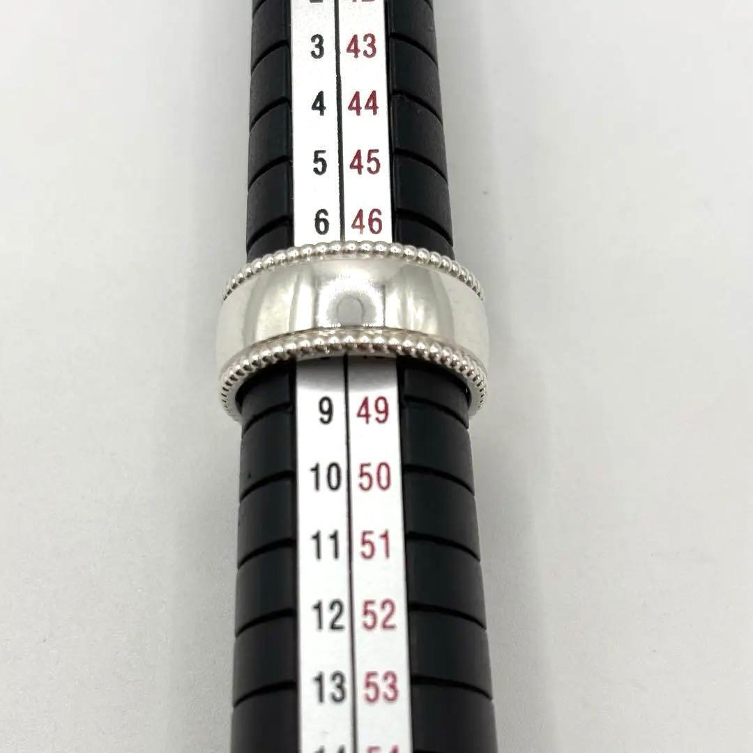 TIFFANY&Co.【超希少】ミルグレインロゴワイドリング　　約8号弱　付属品