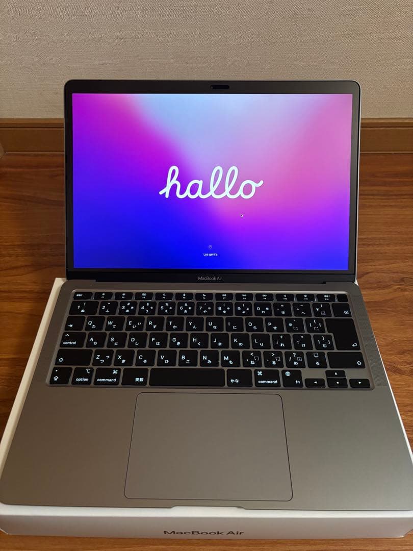 MacBook air M1 (2020) 8GB 256GB 最大容量100%