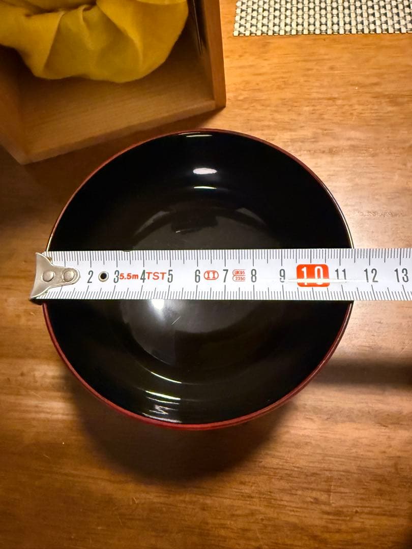 りんどう蒔絵　輪島塗　吸物椀　5客