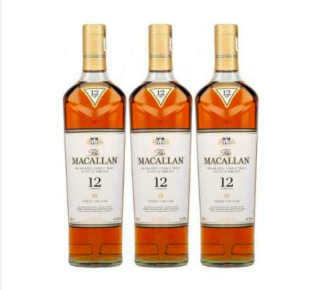 The Macallan 12年 750ml3本セット