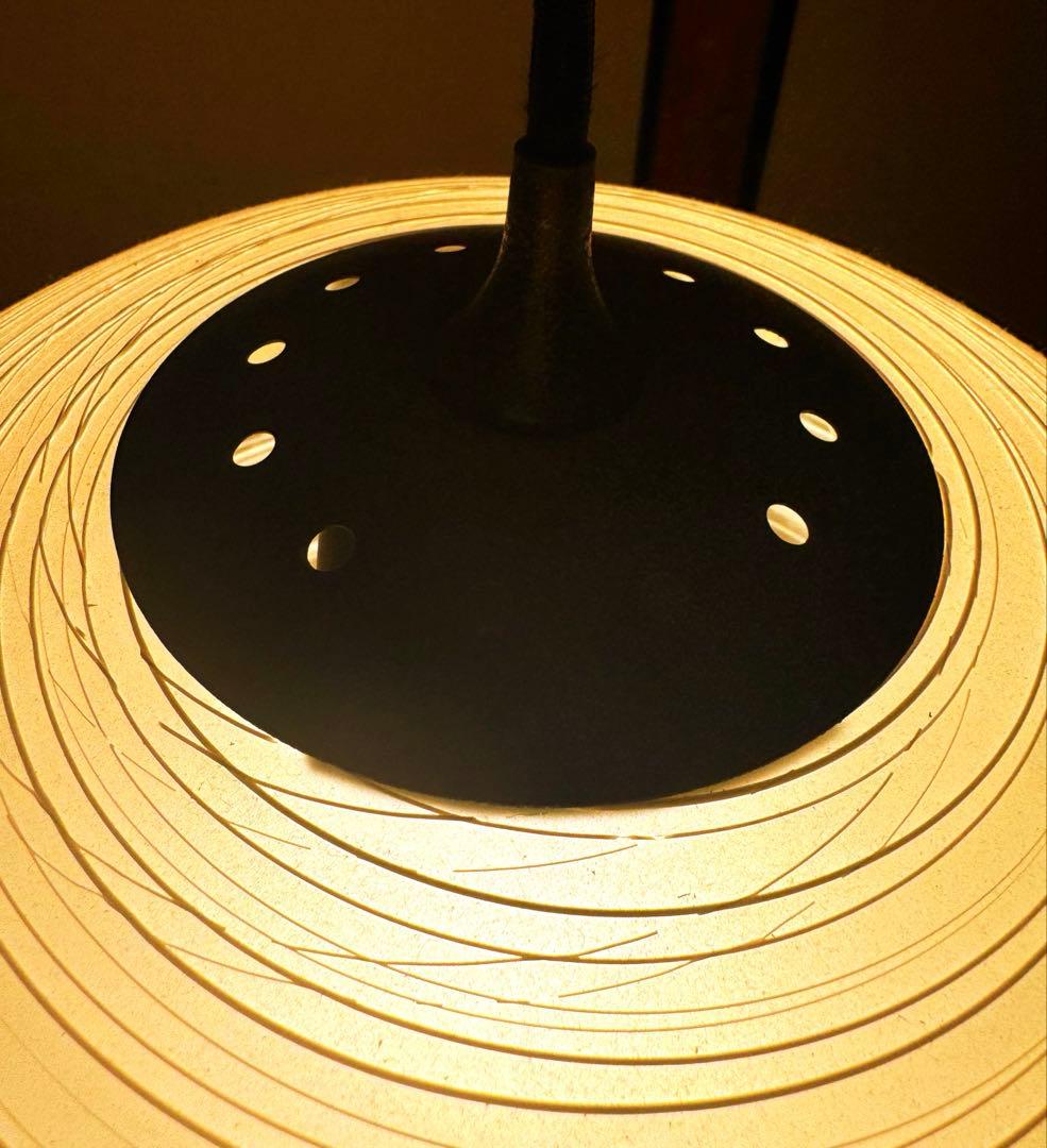 希少★昭和★レトロ★中古★糸巻きがらす★山田照明★ペンダントライト★ランプ