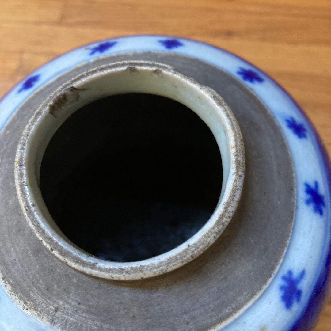 中国清時代　染付壺