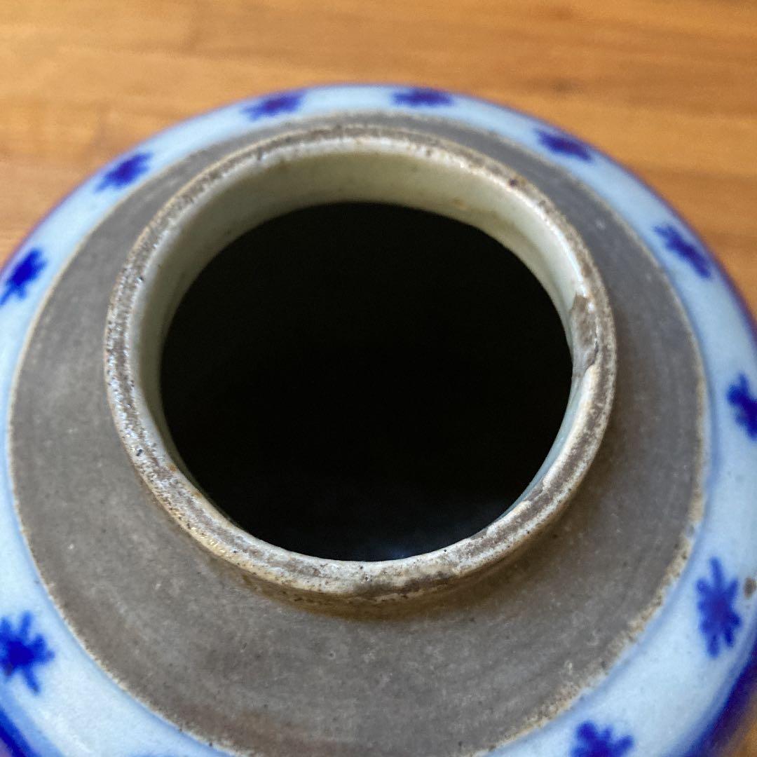 中国清時代　染付壺