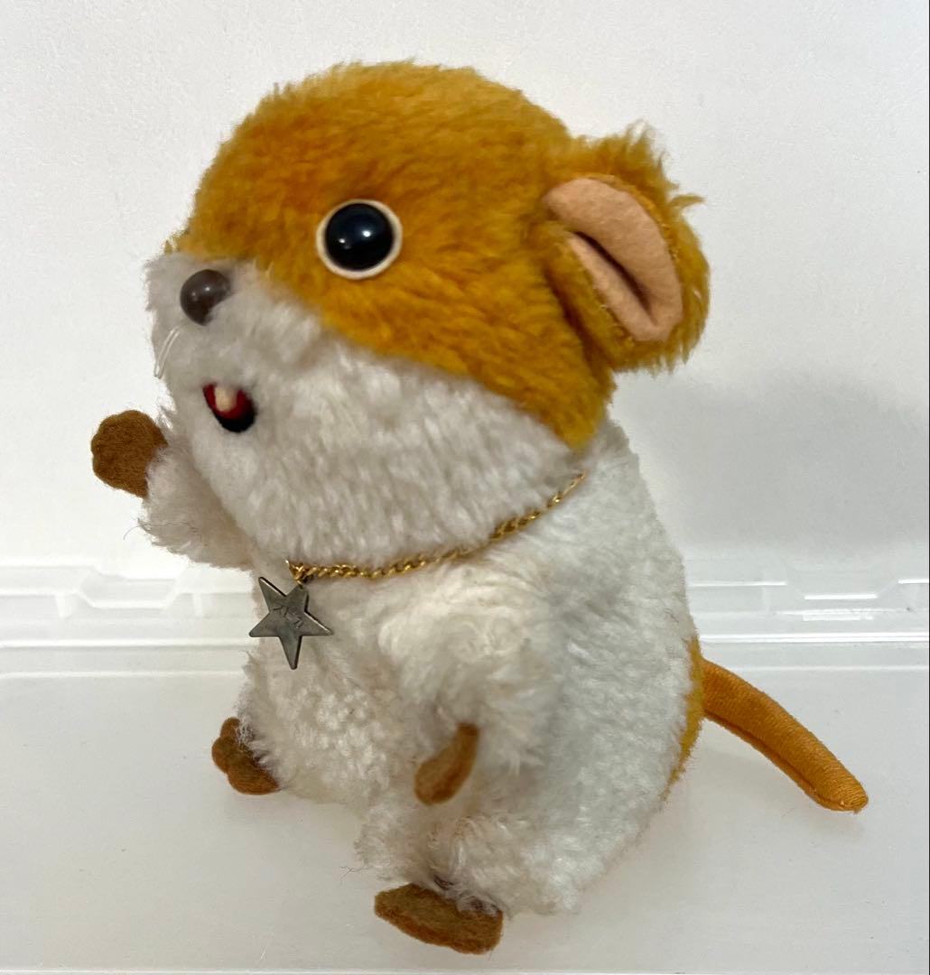 昭和レトロ☆若草のシャルロット スピカ ハムスター ぬいぐるみ 星形ネックレス