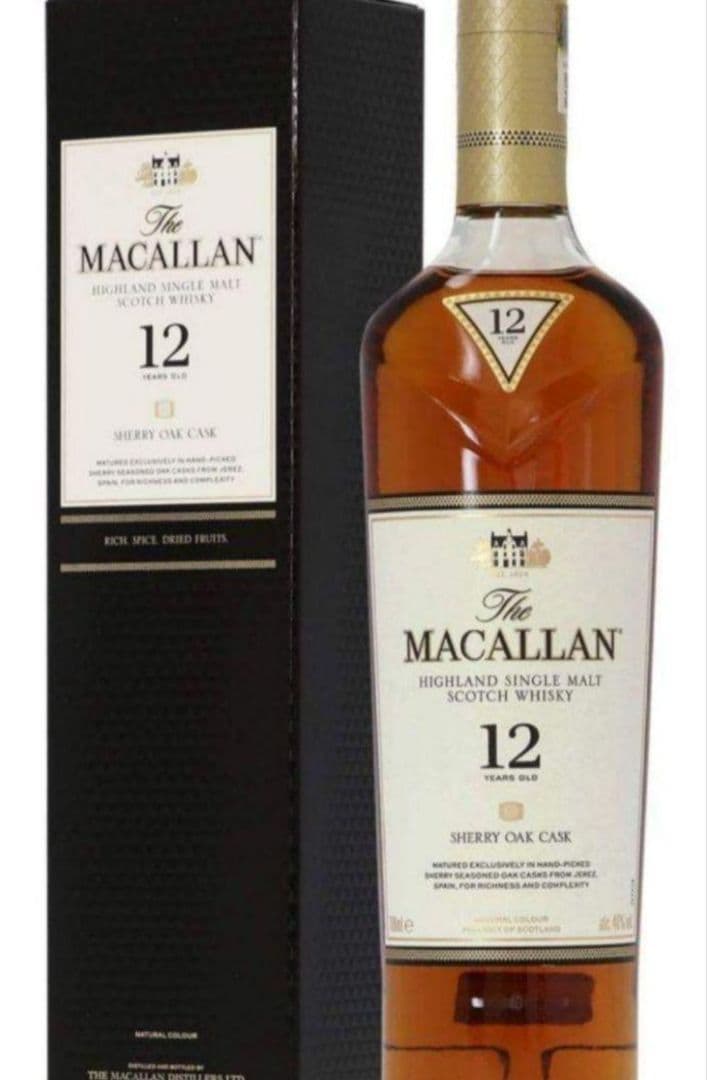 SUNTORY　マッカラン12年　シェリーオークカスク12本 1ケース