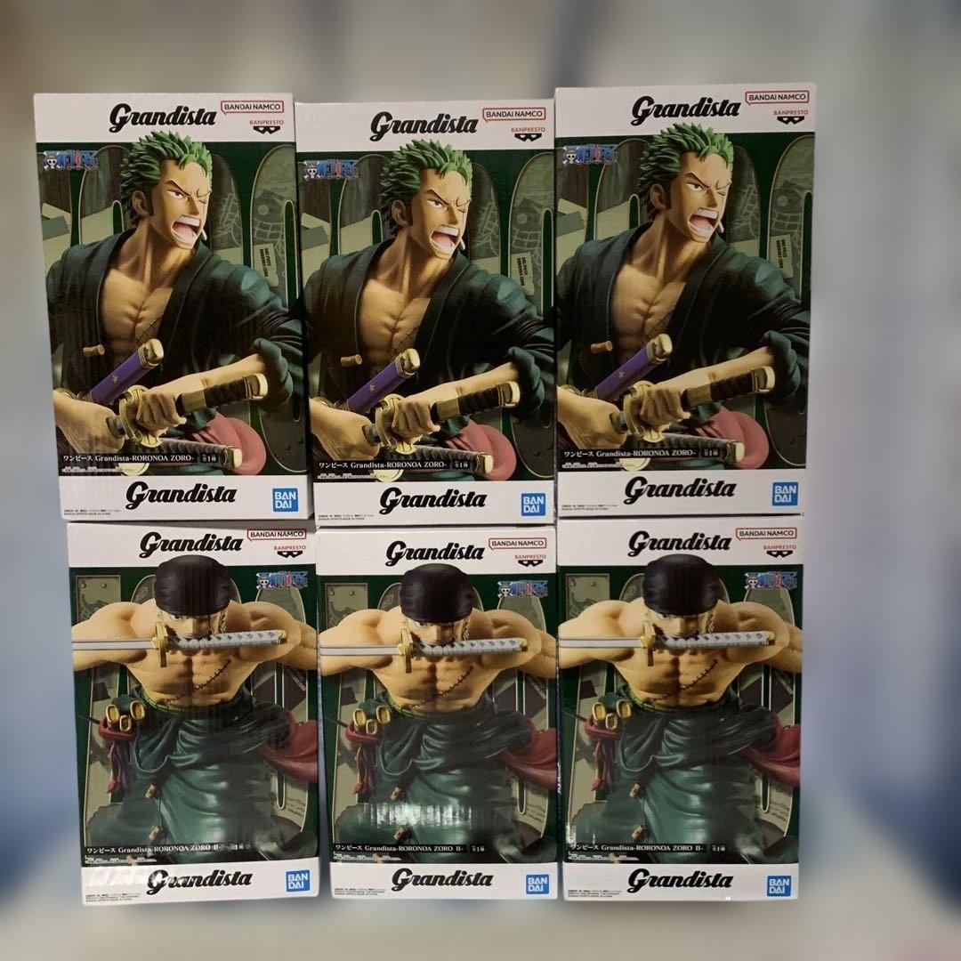 Grandista ゾロ フィギュア 6個セット