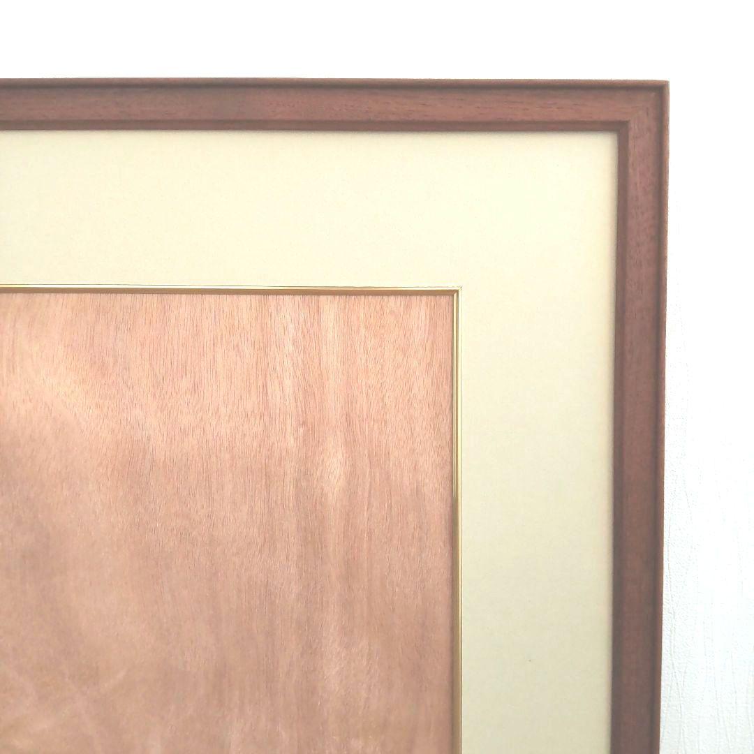 ヴィンテージ 大型 木製 額縁 64×58cm