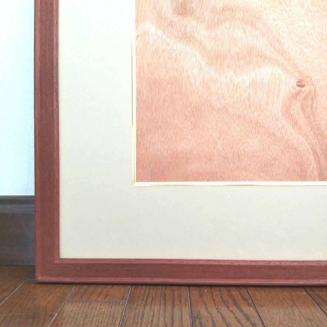 ヴィンテージ 大型 木製 額縁 64×58cm