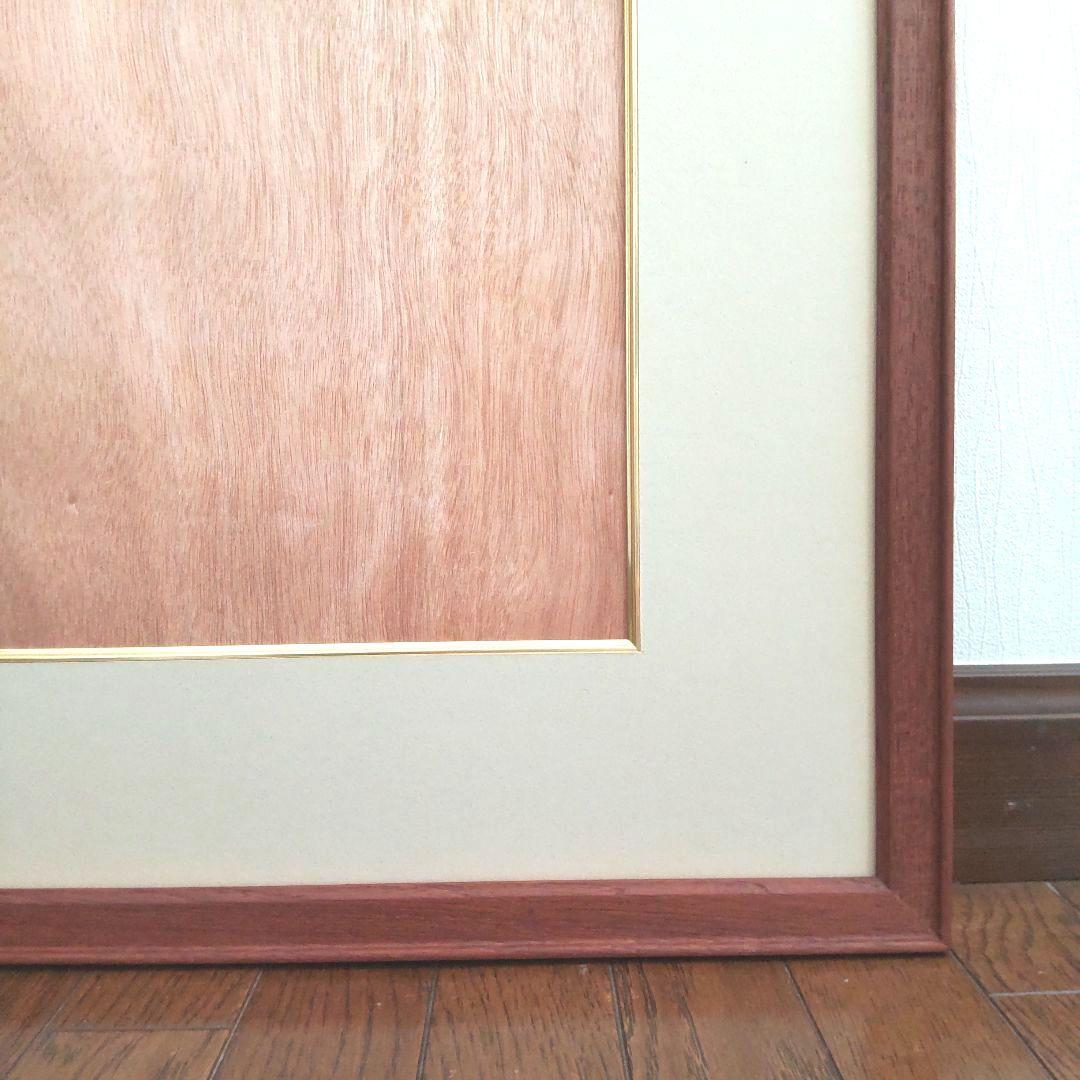 ヴィンテージ 大型 木製 額縁 64×58cm