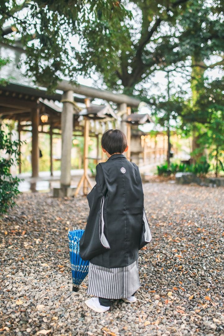 5歳　紋付袴セット　男の子