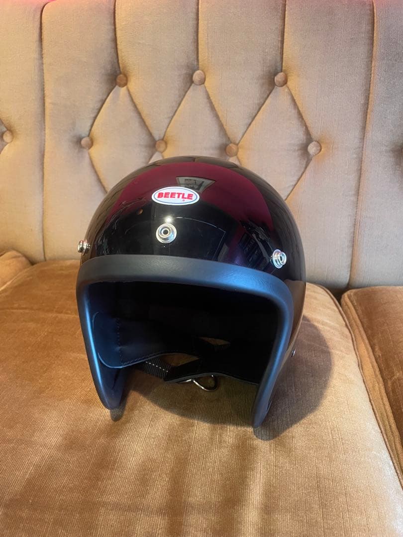 オーシャン　ビートル　BEETLE ブラック ジェットヘルメット　Mサイズ