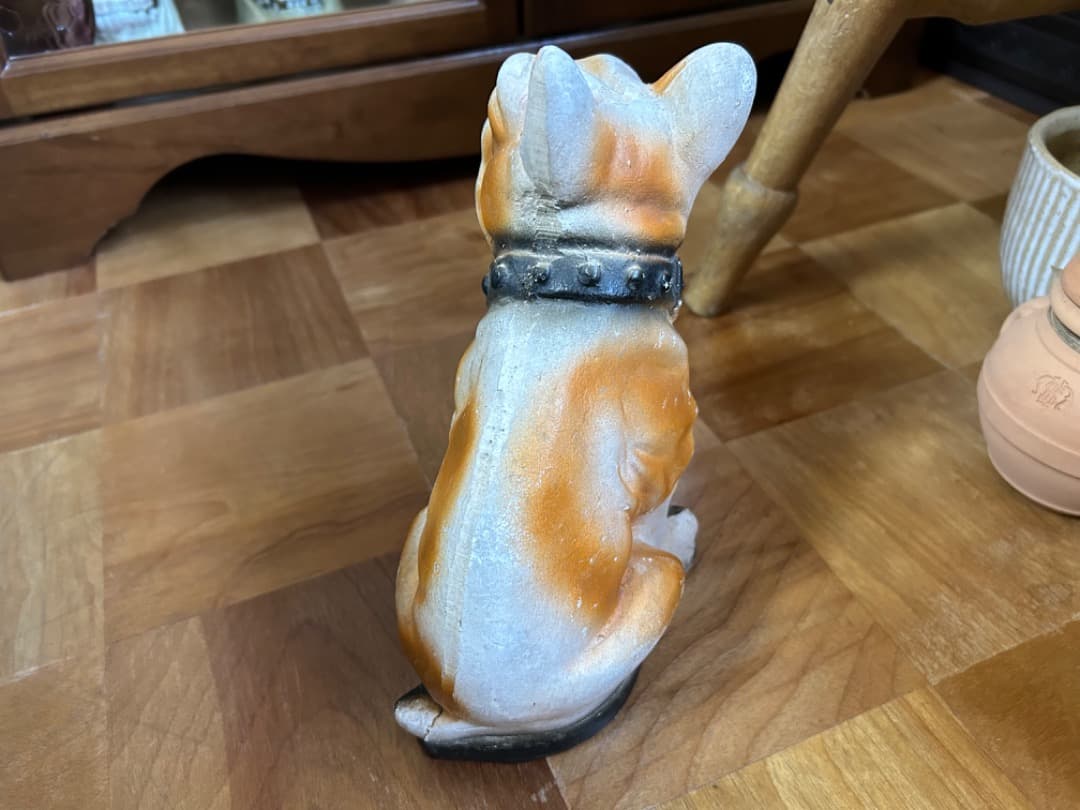 ビンテージ Chalkware Bulldog チョークウェア ブルドッグ