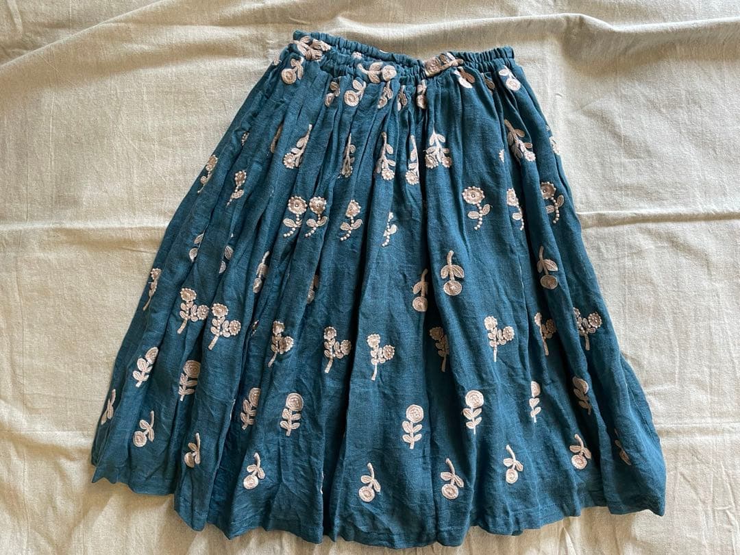 ミナペルホネン ハンドメイド　スカート bonheur