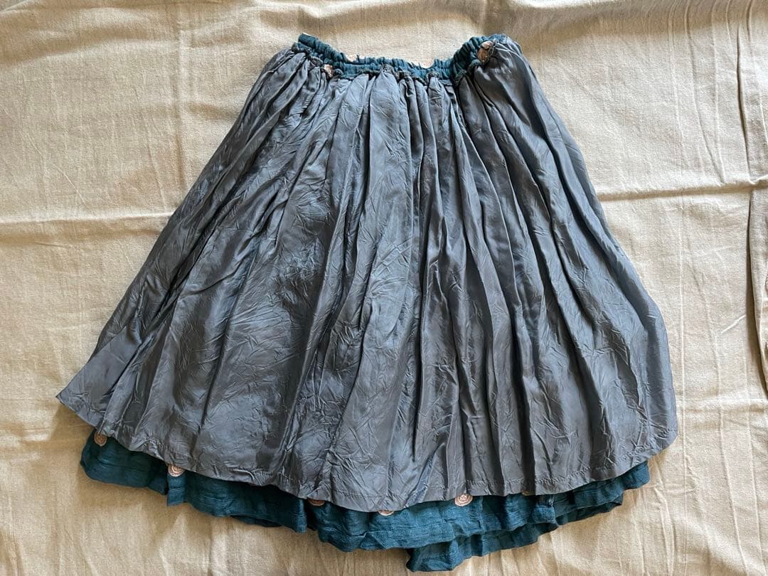 ミナペルホネン ハンドメイド　スカート bonheur