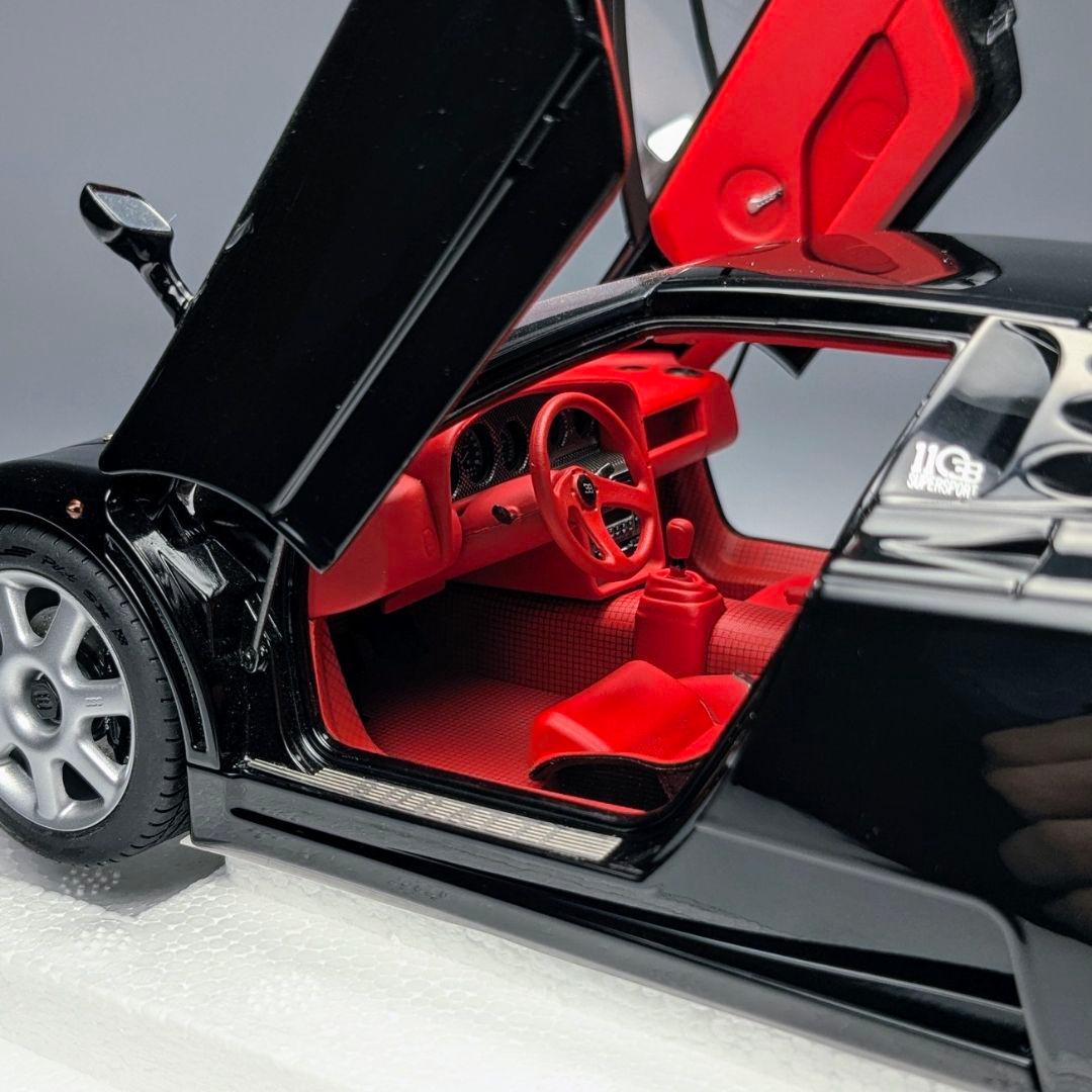 オートアート 1/18 ブガッティ EB110 SS ブラック 70919