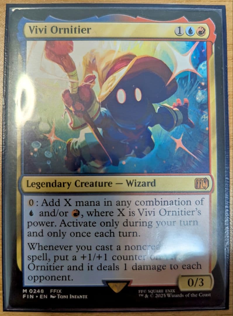 MTG non-foil 迷える黒魔道士、ビビ　 (FFIX) 英語版