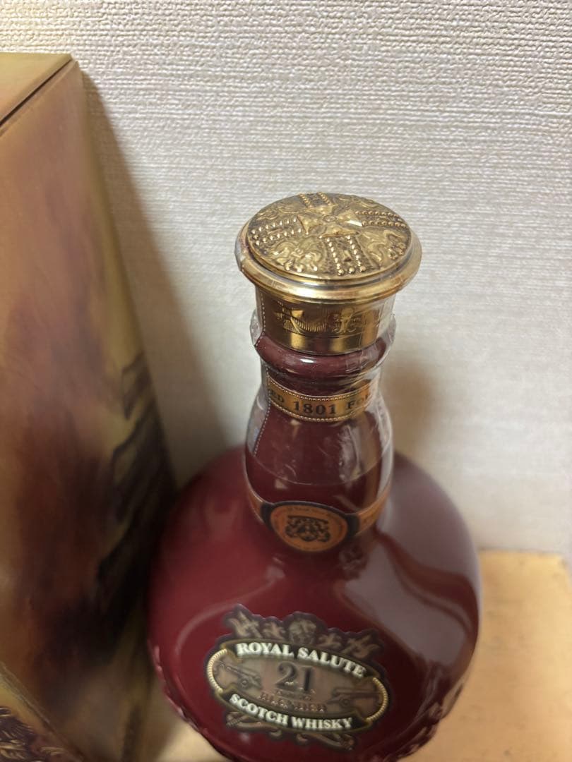 21年 ウイスキー　ロイヤル・サルート　最低価格　未開封