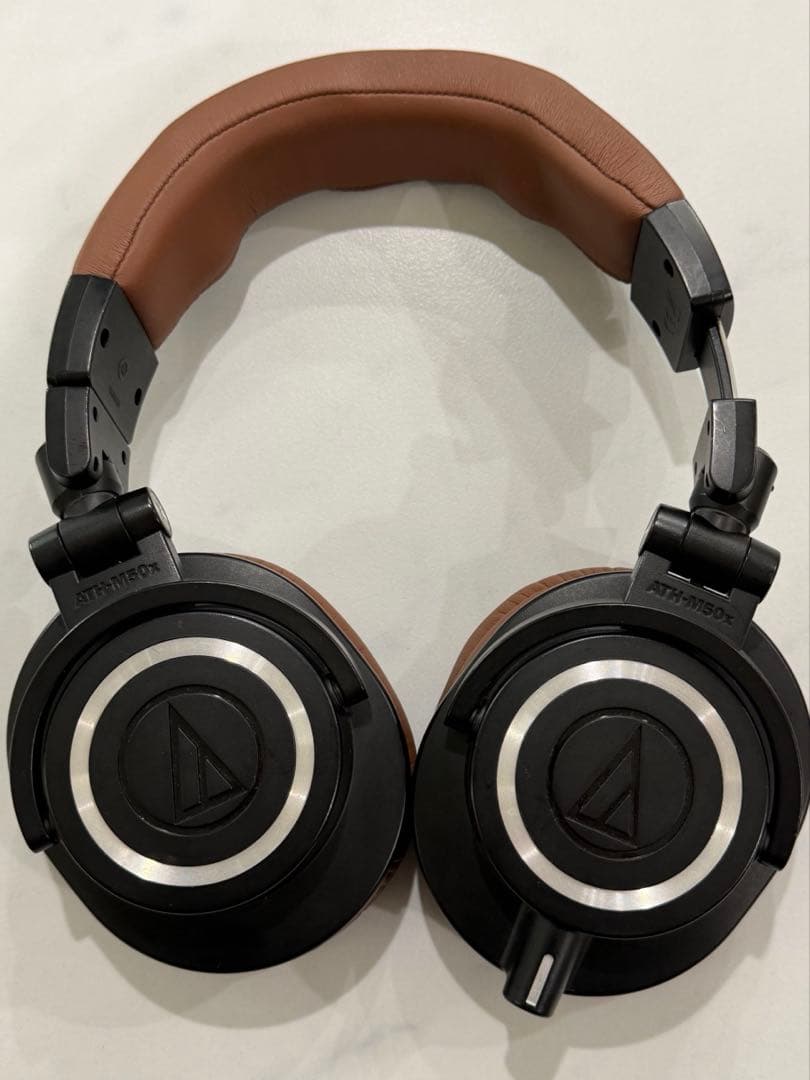 オーディオテクニカ ATH-M50x【パッド換装済】モニターヘッドホン 有線