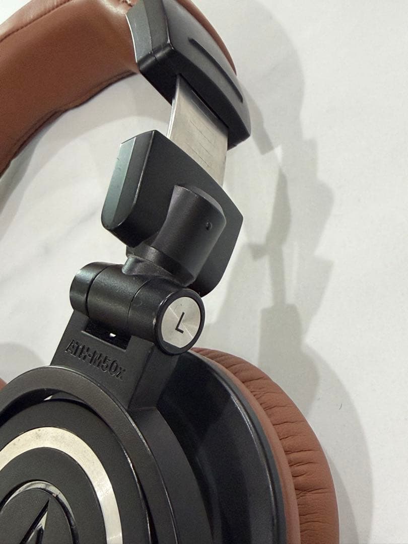 オーディオテクニカ ATH-M50x【パッド換装済】モニターヘッドホン 有線