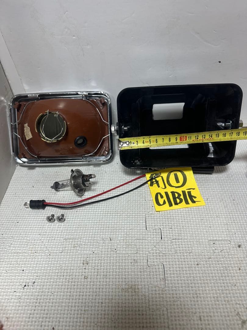 希少当時物シビエ角目ヘッドライトASSY/CIBIE角目/CBR400FGPZ