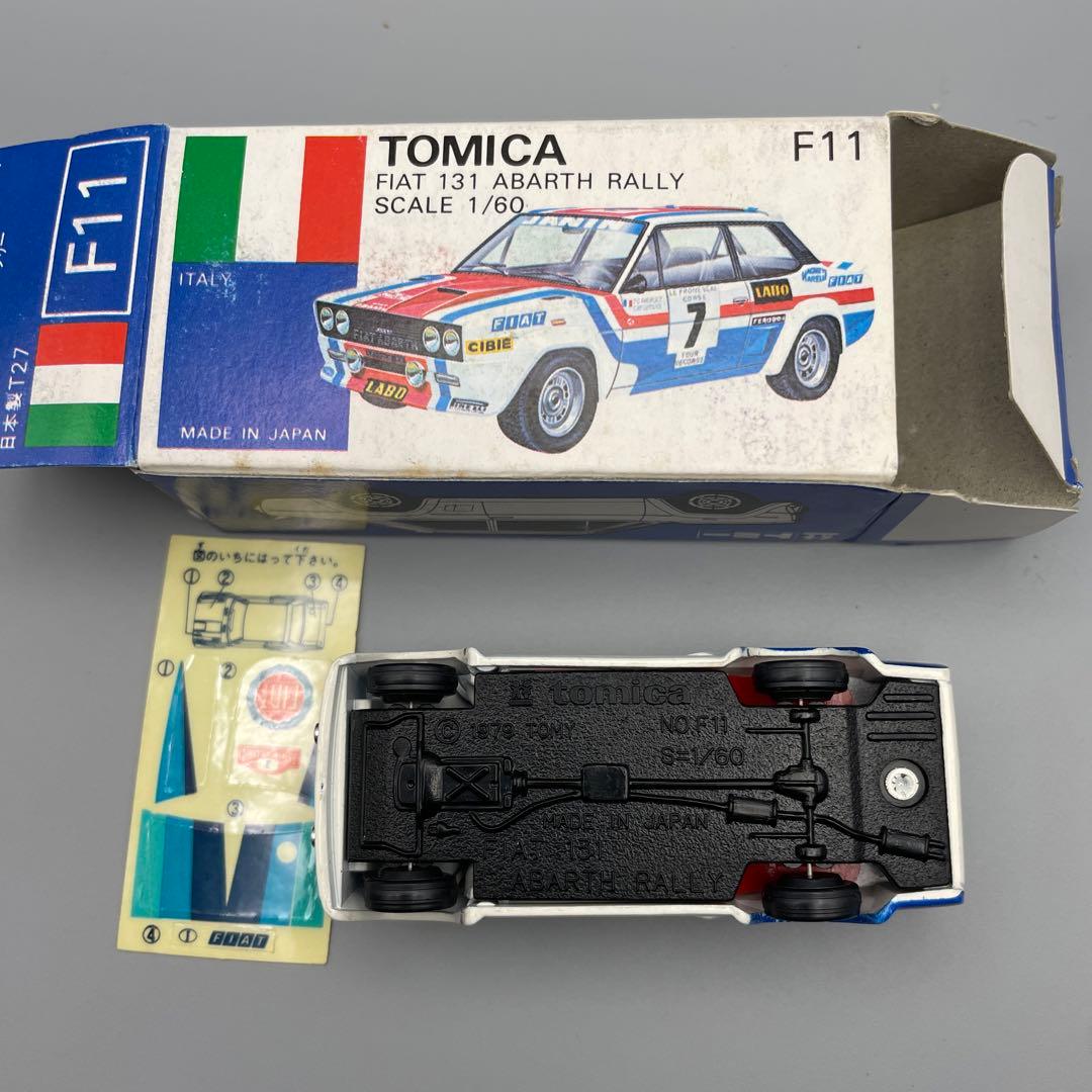 トミカ　外国車シリーズ　F11 フィアット　131 アバルト　ラリー