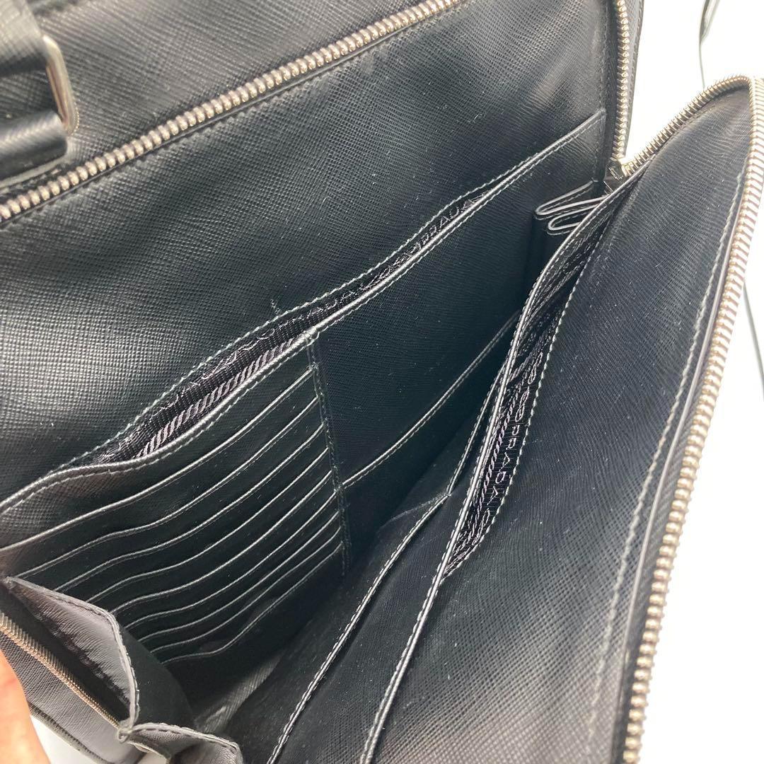 ！PRADA！　プラダ　サフィアーノ　ハンドバック　ビジネスバック